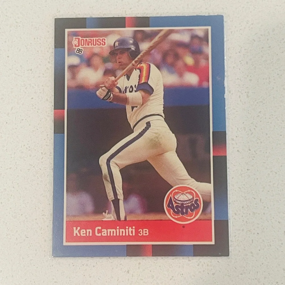 1988 Donruss Ken Caminiti Houston Astros Rookie Card 308 MLB Baseball